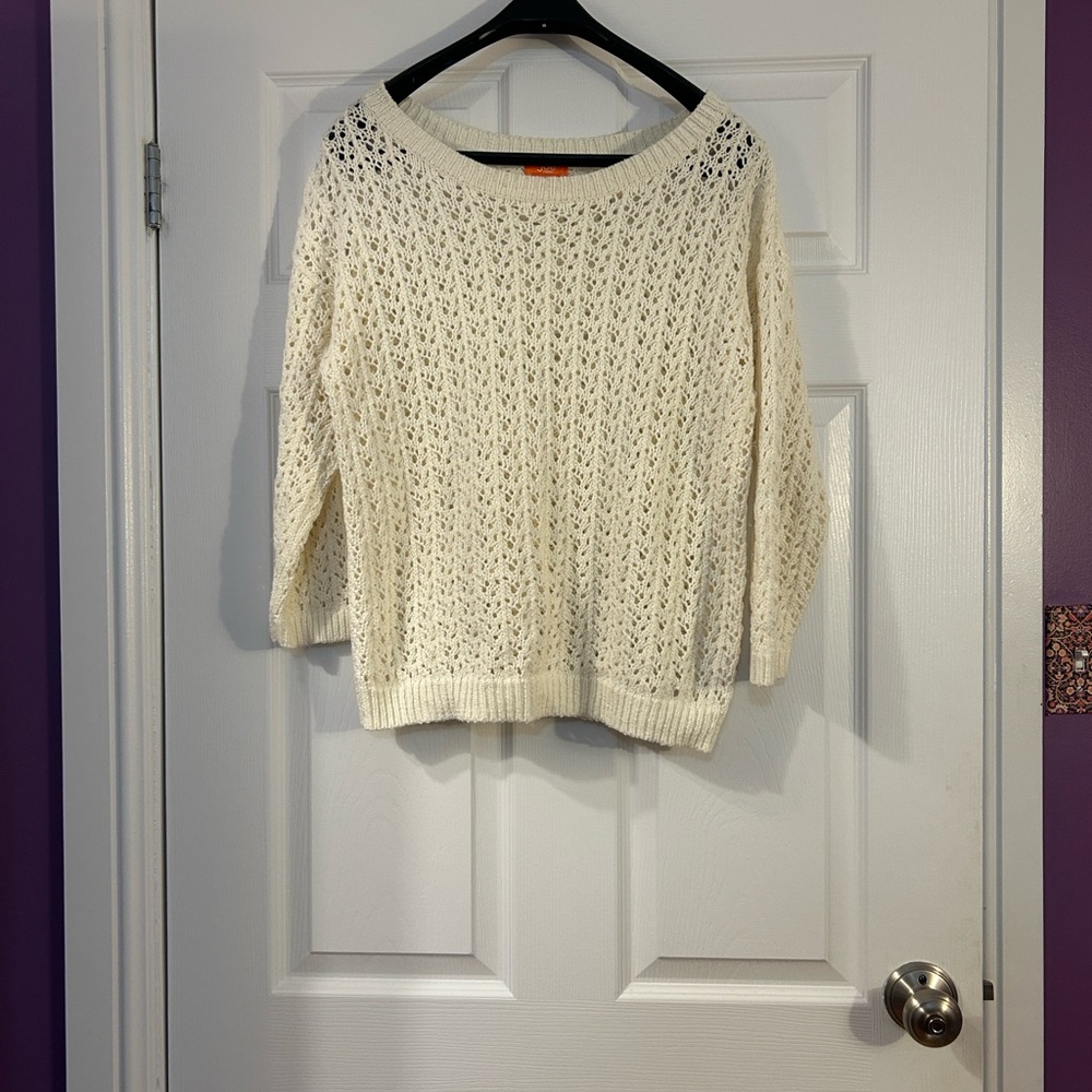 Joe Fresh Women's Cream Knit Sweater